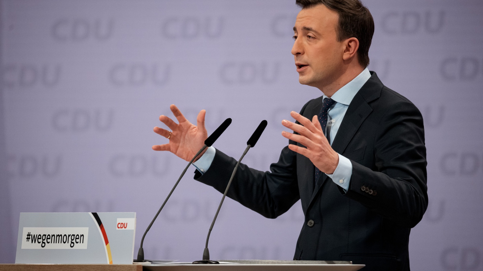 CDU-Generalsekretär Paul Ziemiak auf dem CDU-Parteitag